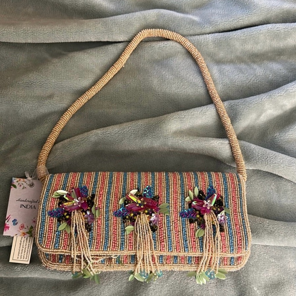 Colorful Beaded Bag